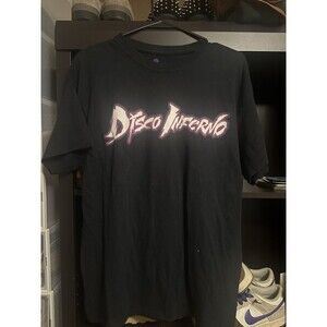 Men’s Disco Inferno Yams Day Tee Black Size L Graphic Shirt 2019